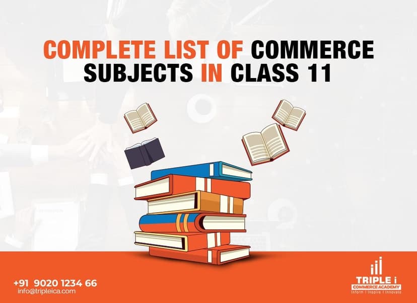 COMMERCE SUBJECTS IN CLASS 11