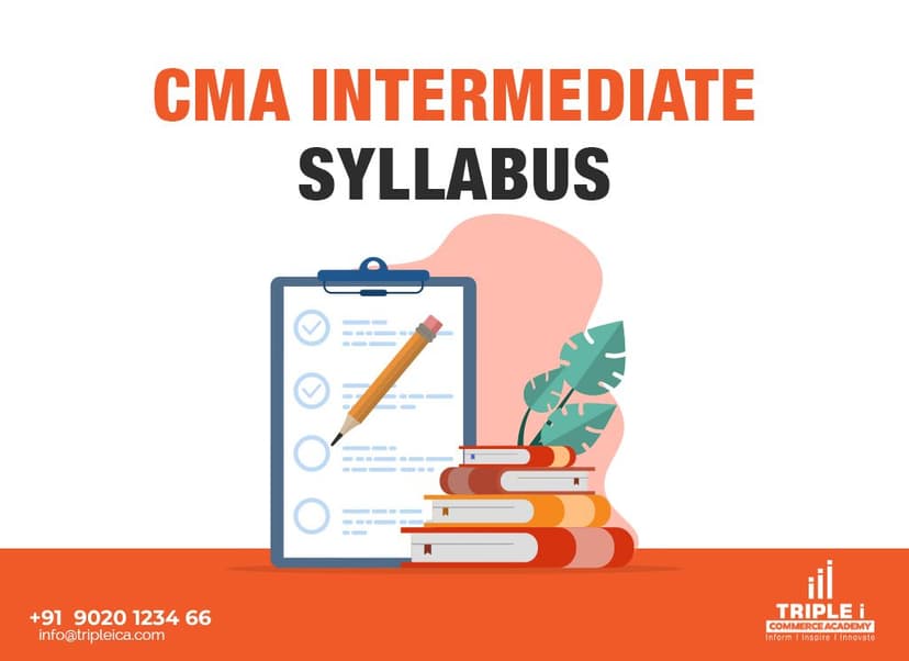 CMA Intermediate Syllabus